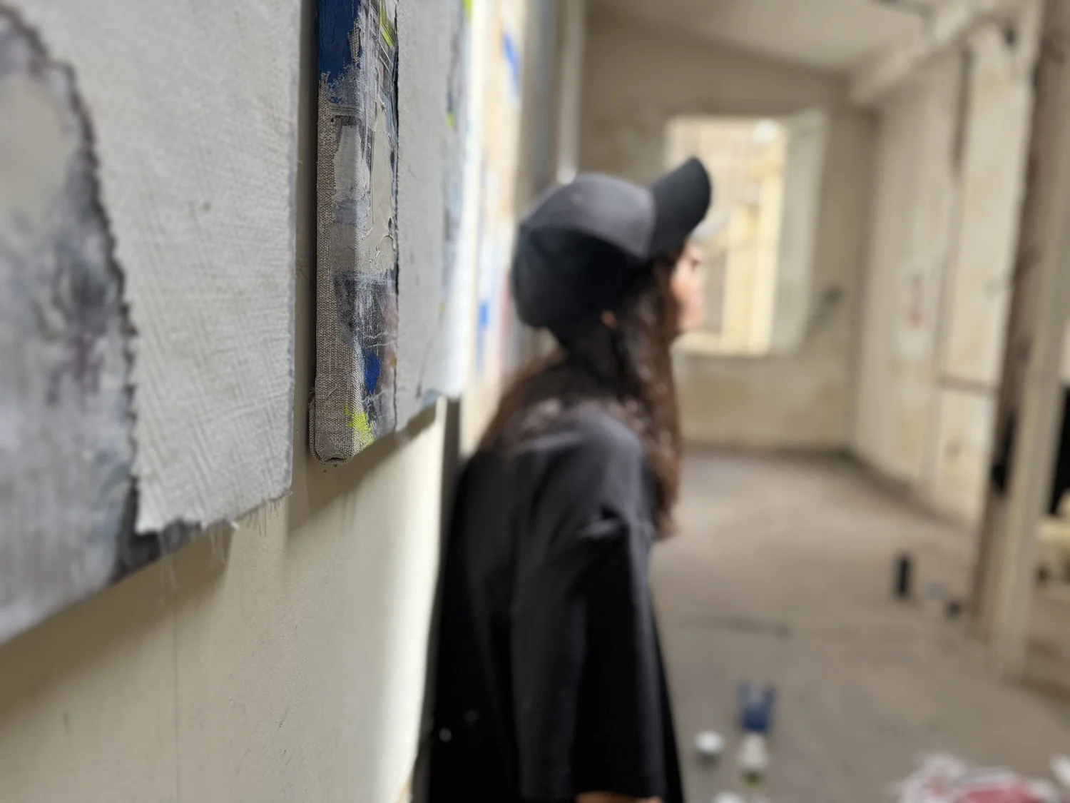 Sandrine Rose Abessera in her studio
